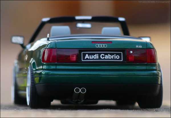 1:18 Audi 80 2.8 V6 Cabrio "GREEN EDITION" + "OZ Mito Alu-Felgen"